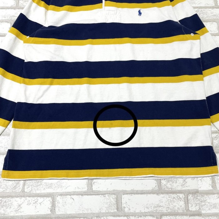 RALPH LAUREN（ラルフローレン） 白×紺×黄ボーダーラガーシャツ　L | Vintage.City Vintage Shops, Vintage Fashion Trends