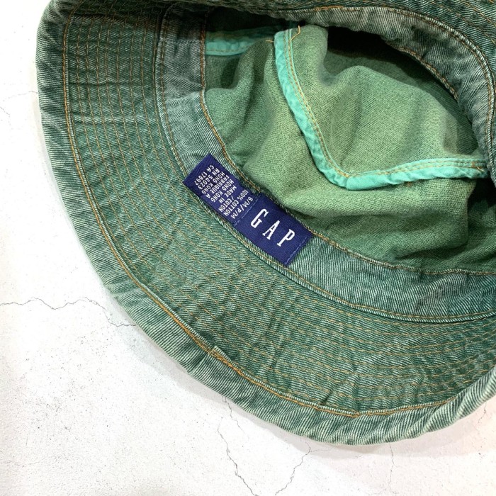 old GAP 90's Yarn dyeing Denim hat | Vintage.City