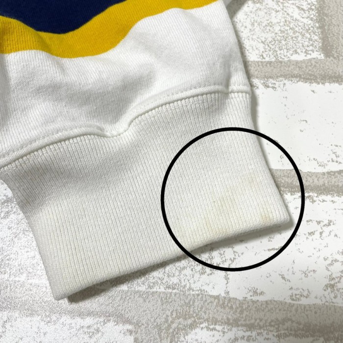 RALPH LAUREN（ラルフローレン） 白×紺×黄ボーダーラガーシャツ　L | Vintage.City 古着屋、古着コーデ情報を発信