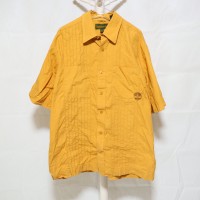 Timberland Short Sleeve Shirt Mustard | Vintage.City ヴィンテージ 古着