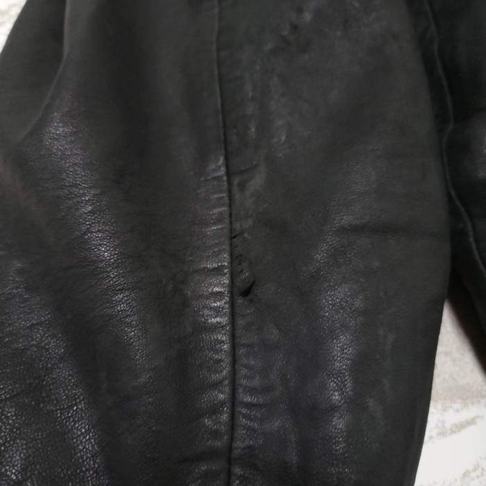 RALPH LAUREN 人気商品　ブラックラムレザージャケット | Vintage.City 古着屋、古着コーデ情報を発信