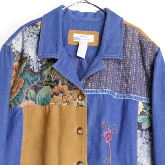 "極上" various textile patchwork jacket | Vintage.City 古着屋、古着コーデ情報を発信