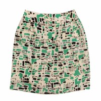 アイボリー地緑黒柄巻スカート　DSC02210 | Vintage.City 빈티지숍, 빈티지 코디 정보