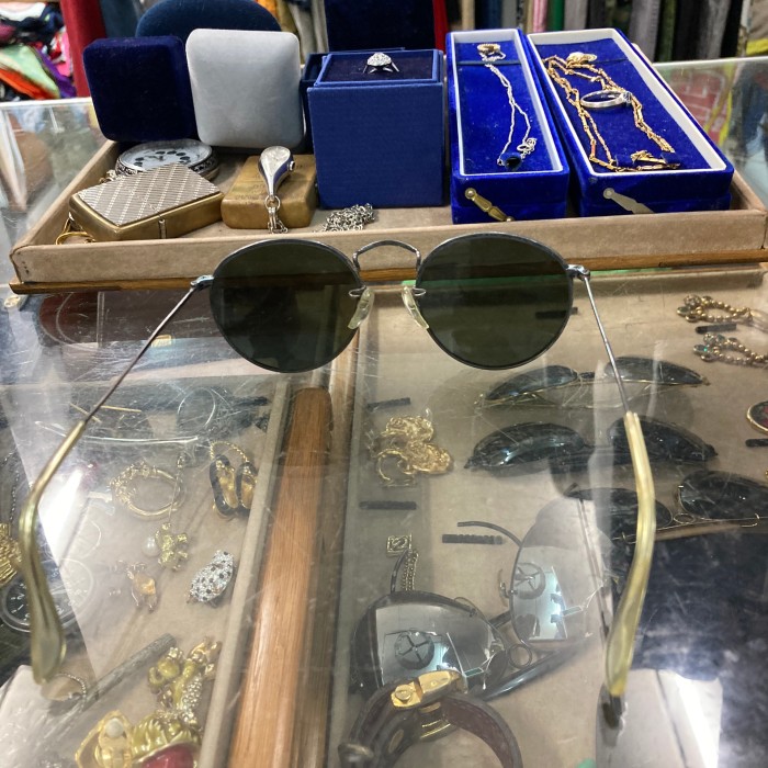 60s Vintage Titanium Ray-Ban Sunglasses | Vintage.City 古着屋、古着コーデ情報を発信