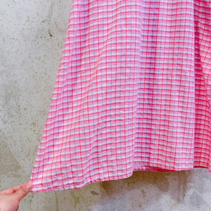 【 SALE】ピンクチェックnight dress | Vintage.City 빈티지숍, 빈티지 코디 정보