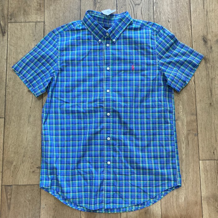新品　ラルフローレン S/Sチェックシャツ　BOYS XL | Vintage.City 빈티지숍, 빈티지 코디 정보