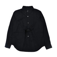 COMME DES GARCONS リボンデザインシャツ M ブラック コットン | Vintage.City ヴィンテージ 古着