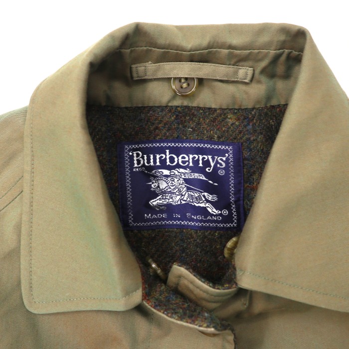 BURBERRY’S レイヤードコート 8 一枚袖 玉虫 裏地ブランケット | Vintage.City 古着屋、古着コーデ情報を発信