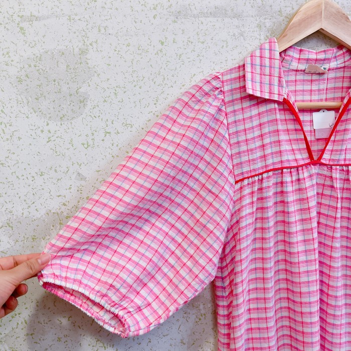 【 SALE】ピンクチェックnight dress | Vintage.City 빈티지숍, 빈티지 코디 정보