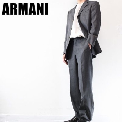 58 EMPORIO ARMANI 高級メンズスーツセットアップ　グレー　3B