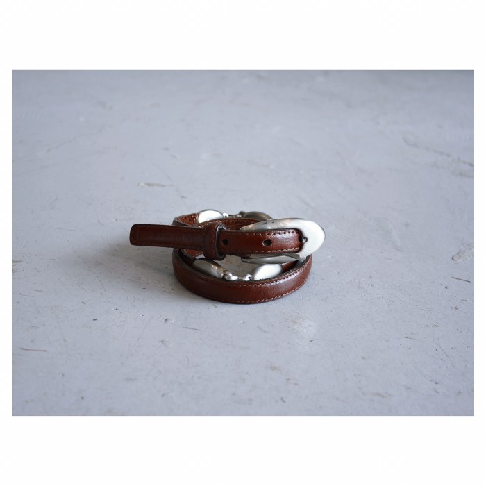 Vintage “Dexter” Design Leather Belt | Vintage.City 빈티지숍, 빈티지 코디 정보