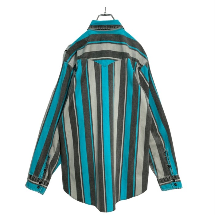 80-90s Wlangrer L/S multicolored stripe | Vintage.City 古着屋、古着コーデ情報を発信