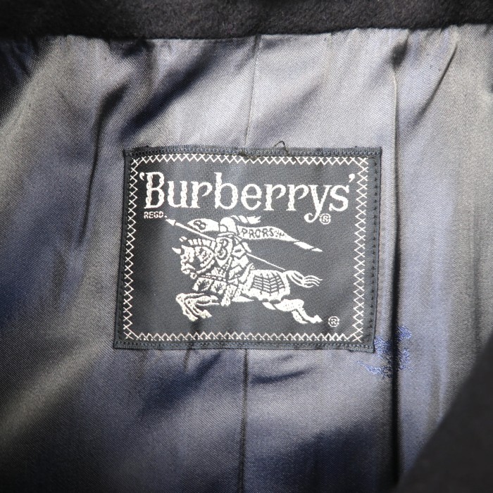 BURBERRYS ステンカラーコート 165 ネイビー カシミア オールド | Vintage.City 古着屋、古着コーデ情報を発信