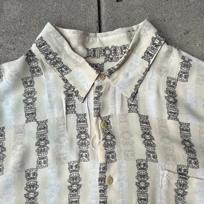 1990年代/Puritan/総柄 半袖シャツ/柄シャツ/100%レーヨン | Vintage.City 古着屋、古着コーデ情報を発信