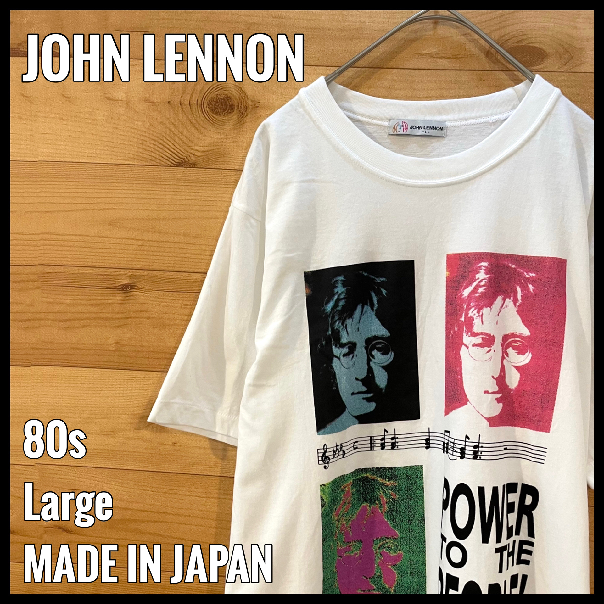 JOHN LENNON】80s 90s 日本企画 Tシャツ ジョンレノン 古着 | Vintage.City