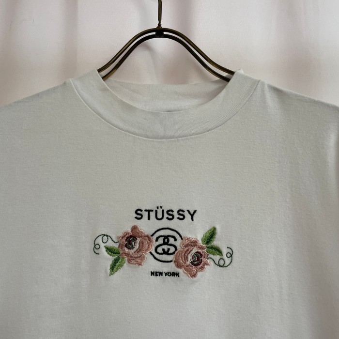 STUSSY TEE Tシャツ　刺繍　newyork | Vintage.City 古着屋、古着コーデ情報を発信