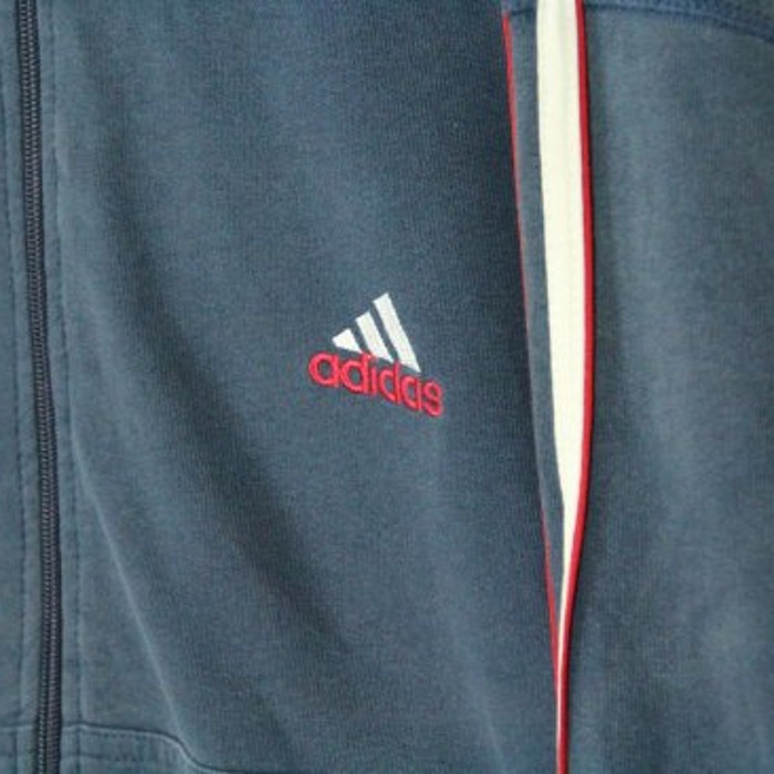 "adidas" 3line sweat hoodie | Vintage.City 古着屋、古着コーデ情報を発信