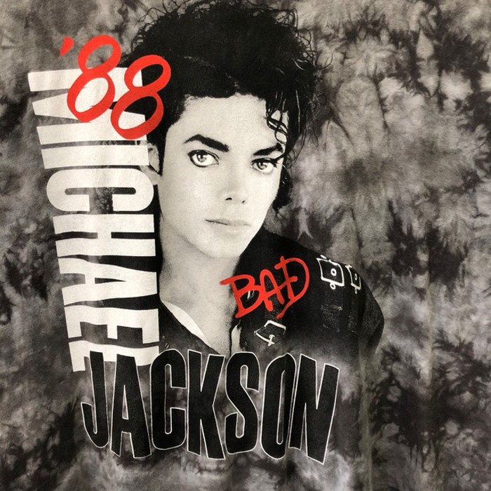 8923.マイケルジャクソン ツアーtシャツ アーティストプリント ストリート | Vintage.City