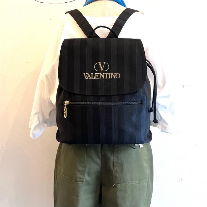 80s-early90s vintage＂VALENTINO＂ナイロンリュック | Vintage.City