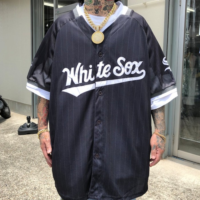 8997.MLB シカゴホワイトソックス ゲームシャツ ベースボールシャツ XL 