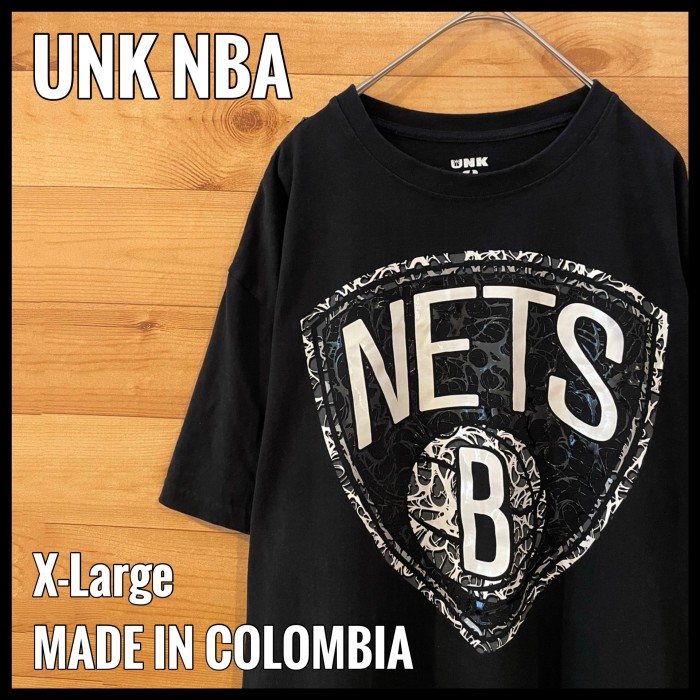 UNK】NBA ブルックリンネッツ Tシャツ バスケ NETS XL us古着