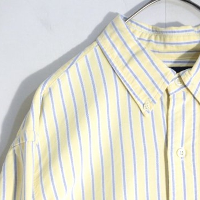 "Polo Ralph Lauren" yellow × blue shirt | Vintage.City 古着屋、古着コーデ情報を発信