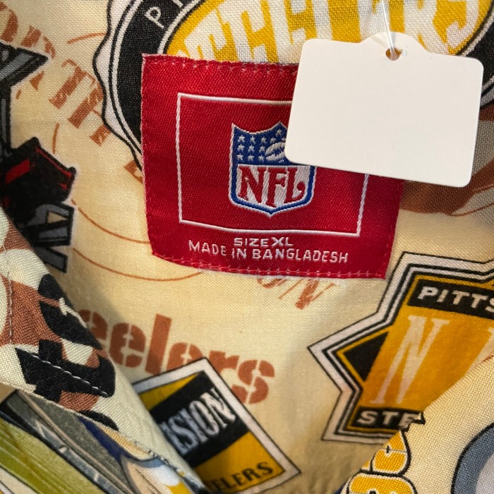 NFL Steelers 総柄開襟半袖シャツ | Vintage.City 古着屋、古着コーデ情報を発信