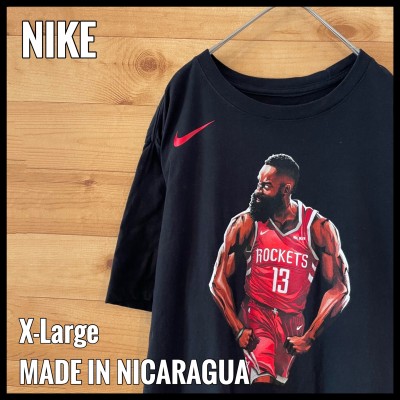 【NIKE】NBA Rockets Tシャツ バスケ イラスト XL us古着 | Vintage