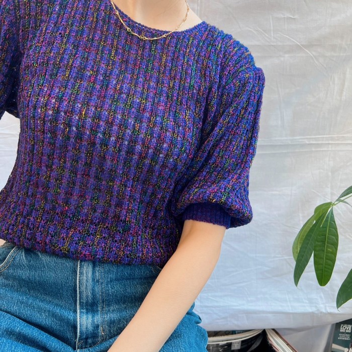 marble knit tops🦄 | Vintage.City 古着屋、古着コーデ情報を発信