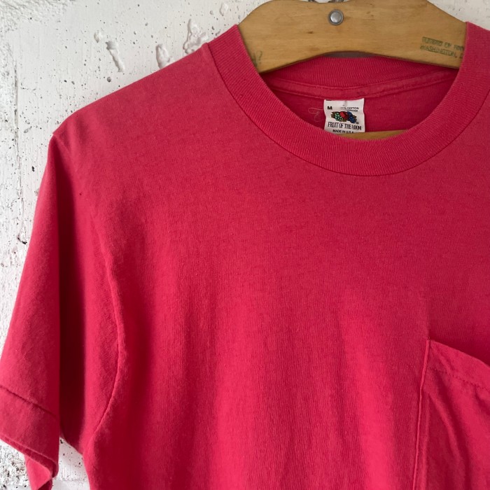 80's FRUIT OF THE LOOM ポケットTシャツ | Vintage.City 古着屋、古着コーデ情報を発信