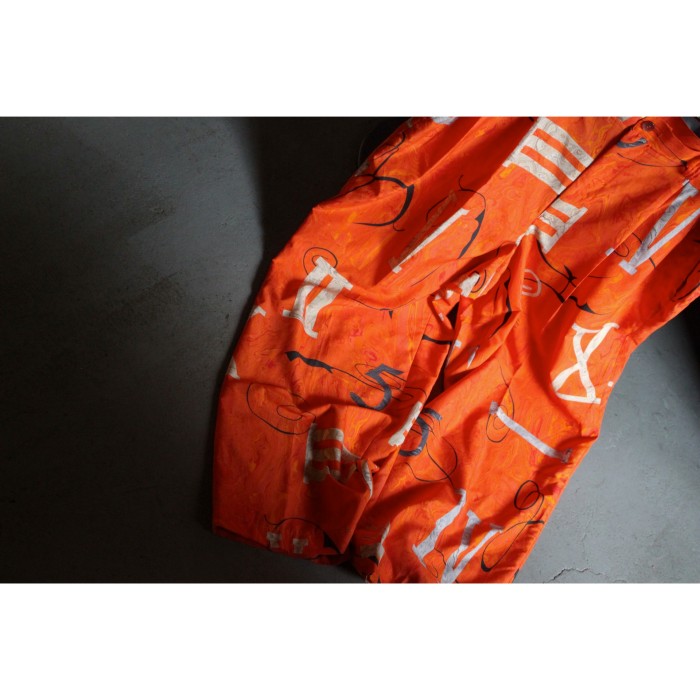 90's silk design trousers | Vintage.City 빈티지숍, 빈티지 코디 정보
