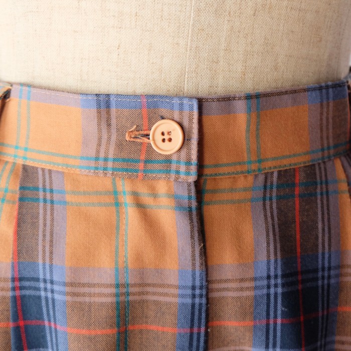 Pink blue plaid tuck pants | Vintage.City 빈티지숍, 빈티지 코디 정보