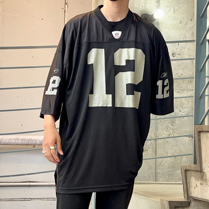 セール大阪 【Reebok NFL！】アメフト ゲームシャツ Tシャツ 紫 XL T