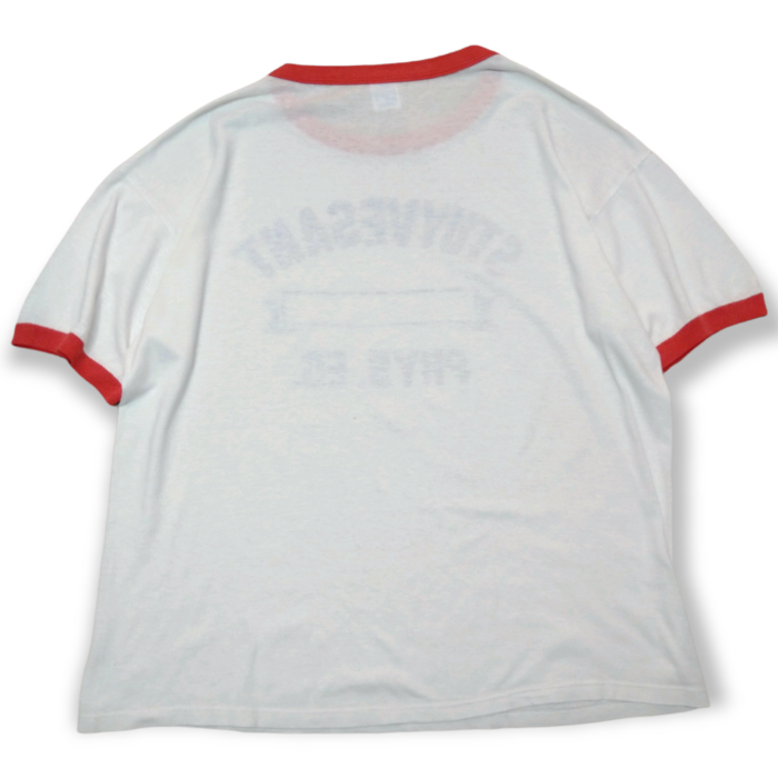 90s STUYVESANT カレッジ ロゴ ヴィンテージ リンガー Tシャツ | Vintage.City 빈티지숍, 빈티지 코디 정보