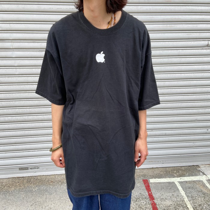 VINTAGE ヴィンテージ 90s Apple Tee アップル ロゴプリント 半袖Tシャツ カモ