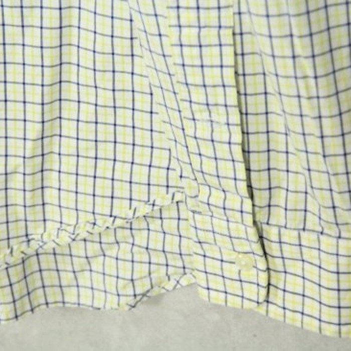 "Ralph Lauren" yellow graph check shirt | Vintage.City 빈티지숍, 빈티지 코디 정보