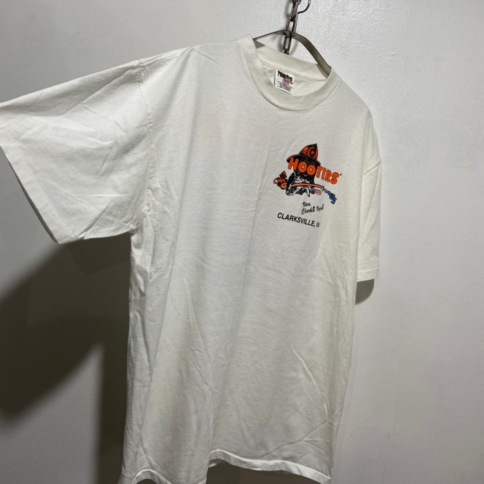 送料無料』90s HOOTERSフーターズ ビンテージ両面プリントTシャツ 