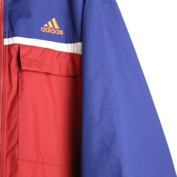 "Adidas" bicolor orange embroideryjacket | Vintage.City Vintage Shops, Vintage Fashion Trends