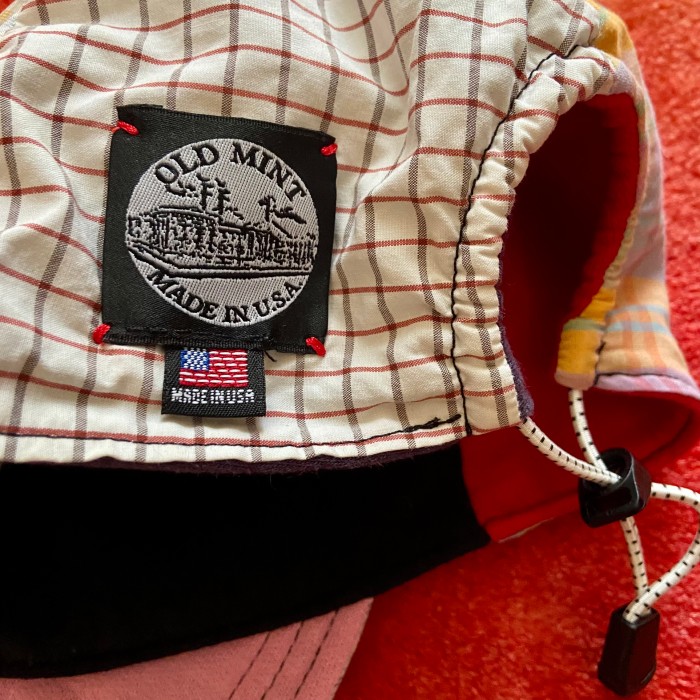 made in USA OLD MINT パッチワークリバーシブルキャップ | Vintage.City 古着屋、古着コーデ情報を発信