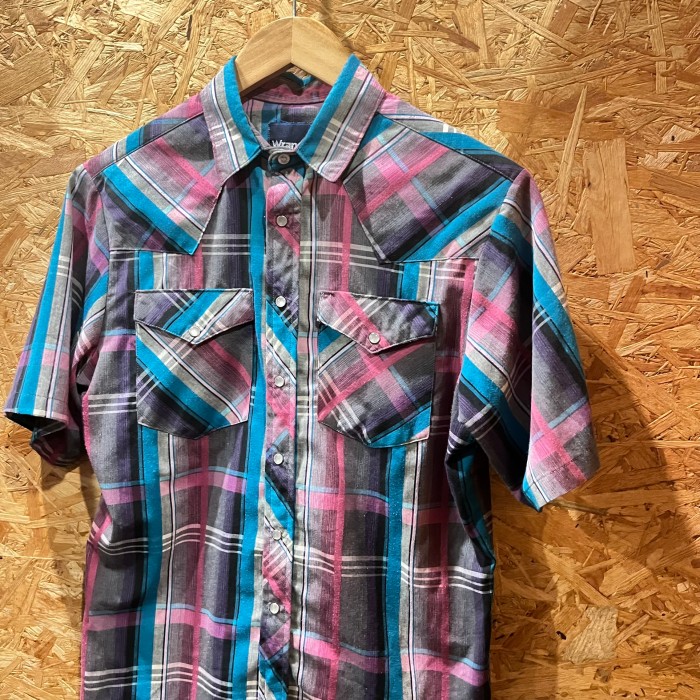 90's【Wrangler】ウエスタンチェックシャツ s-225 | Vintage.City 빈티지숍, 빈티지 코디 정보