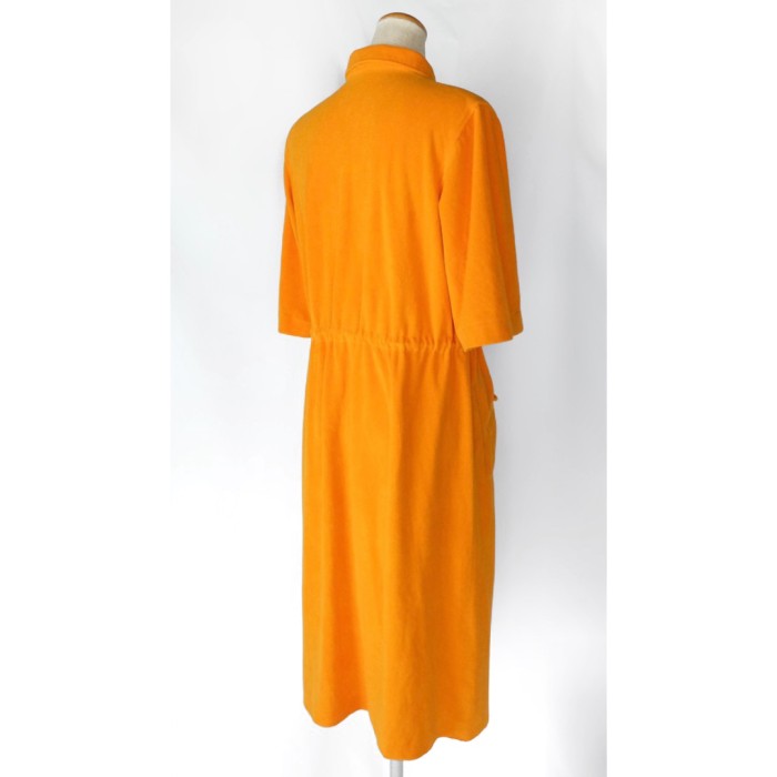 Vintage orange pile dress | Vintage.City 古着屋、古着コーデ情報を発信