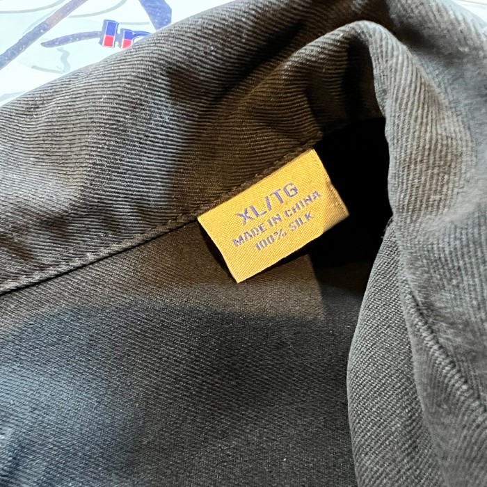 1990年代/TOMMY BAHAMA/オープンカラーシャツ/無地/100シルク | Vintage.City 古着屋、古着コーデ情報を発信