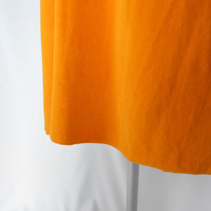 Vintage orange pile dress | Vintage.City 古着屋、古着コーデ情報を発信