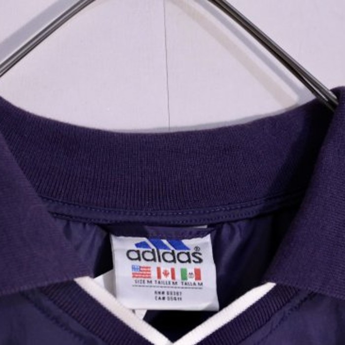 “Old Adidas” purple polo collar pullover | Vintage.City Vintage Shops, Vintage Fashion Trends
