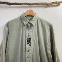 Old Euro Tyrolean L/S Shirts チロリアンシャツ | Vintage.City 古着屋、古着コーデ情報を発信