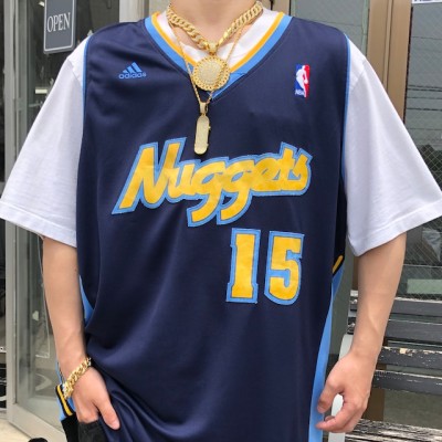 adidas NBA Denver Nuggets ゲームシャツ 超ゆるだぼ