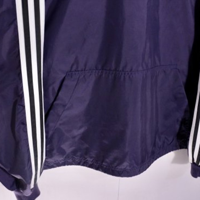 “Old Adidas” purple polo collar pullover | Vintage.City 古着屋、古着コーデ情報を発信