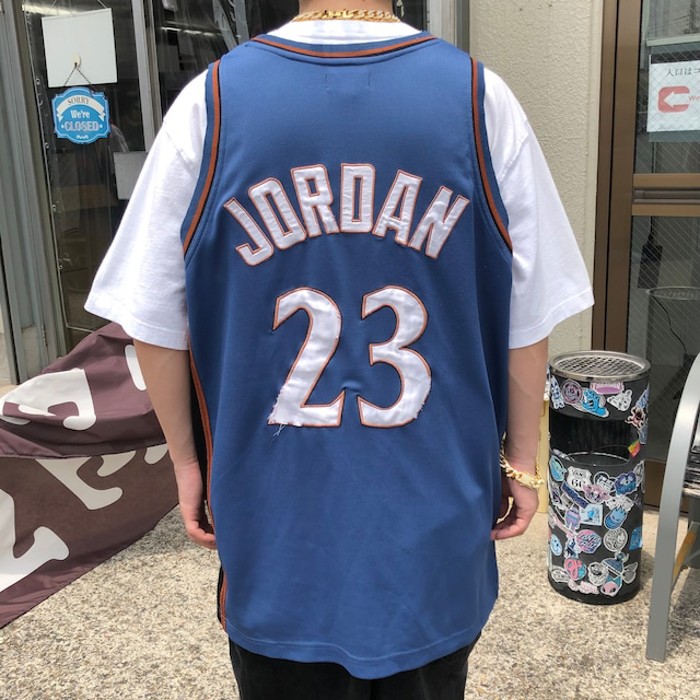 9282.NBA マイケルジョーダン ウィザーズ レプリカ ゲームシャツ 23