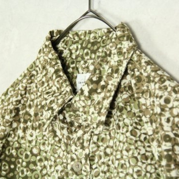 "Calvin Klein" camouflage S/S shirt | Vintage.City 古着屋、古着コーデ情報を発信