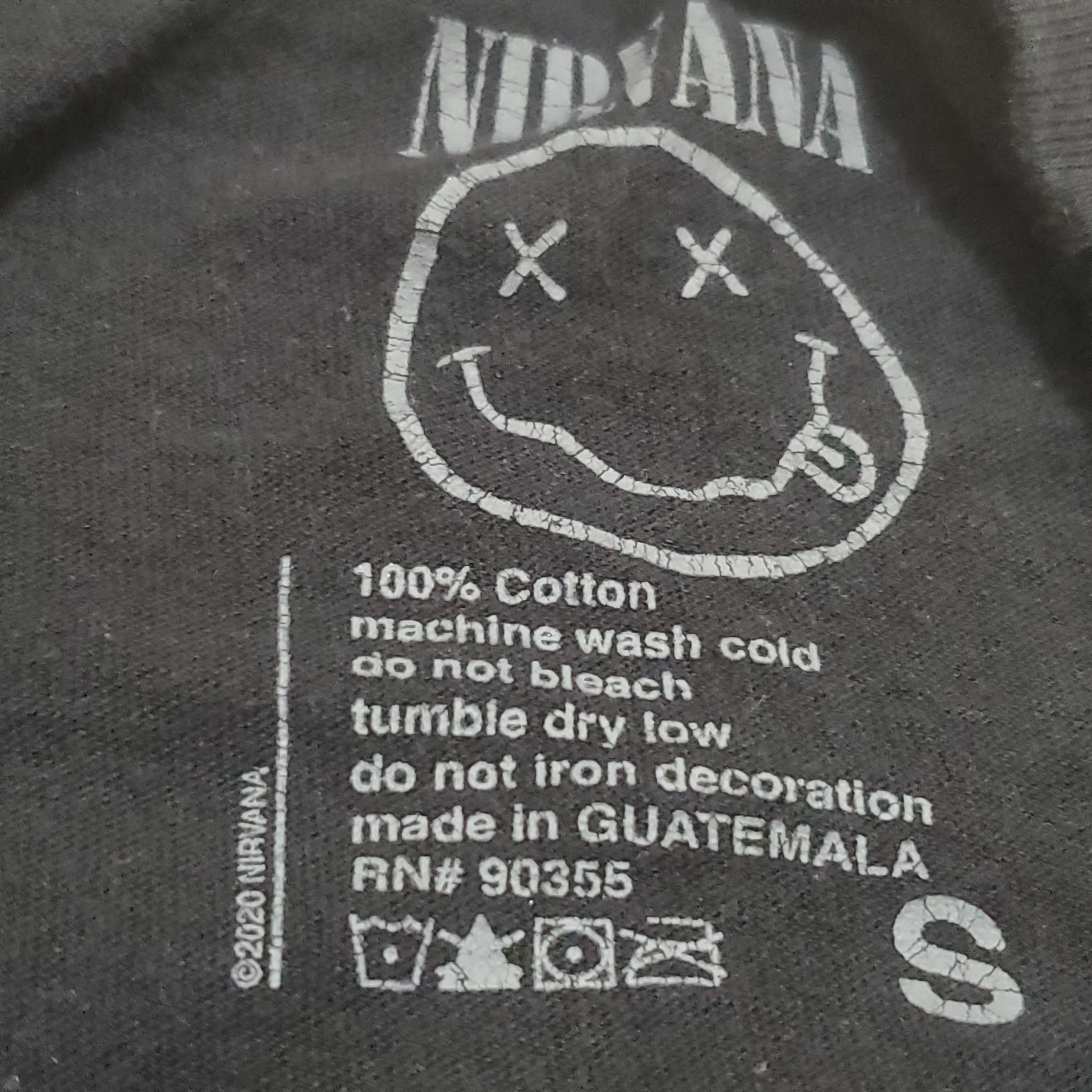 ニルヴァーナ 公式 NIRVANA USA古着 Tシャツ ティシャツ プリント 